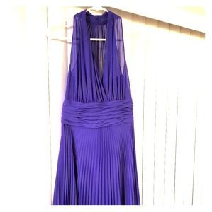 Evan Picone chiffon halter dress